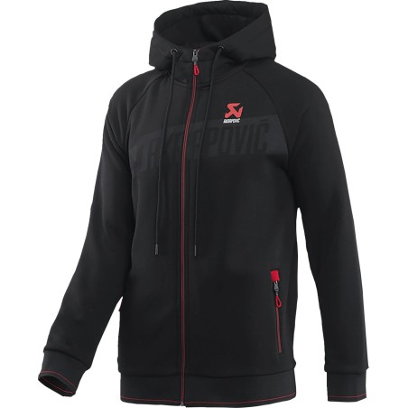 ZIP HOODIE BLACK MEN L