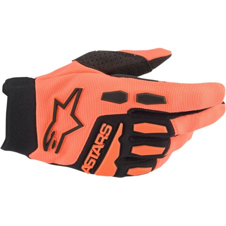 GLOVE F-BORE ORG/BK L