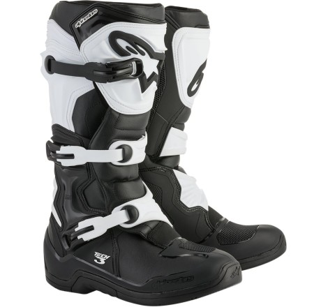 BOOT TECH3 BLACK/WHITE 12