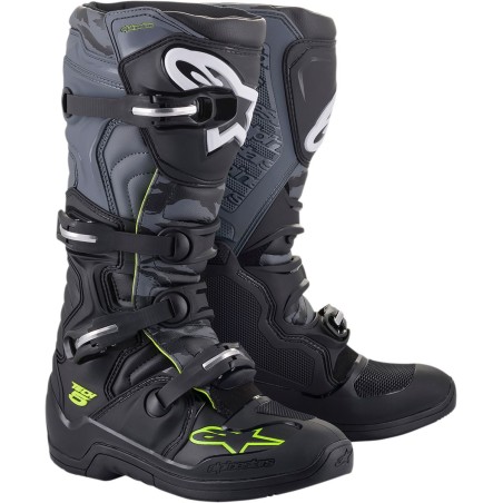 BOOT TECH5 BK/GY/YL FL 8