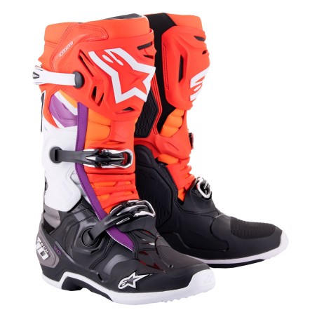 BOOT TECH 10 BK/RD/OR/WT 11