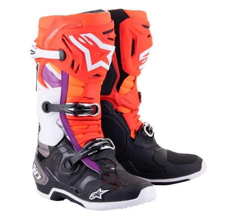 BOOT TECH 10 BK/RD/OR/WT 13