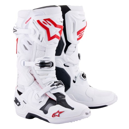 BOOT T10 S-VNT WT/RD 9