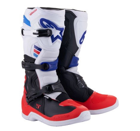 BOOT TECH3 WT/RD/BL 8