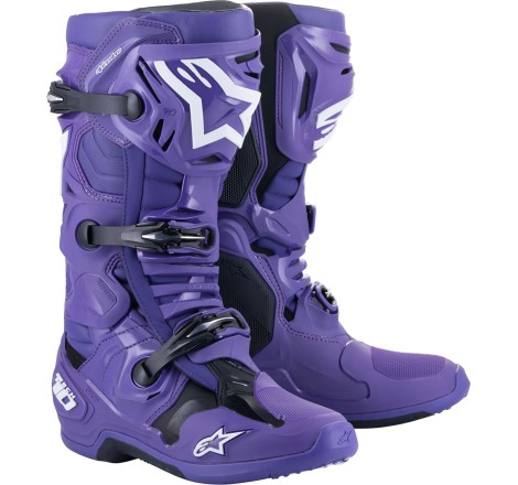 Bottes cross Alpinestars 2024 Tech 10 - Violet Noir