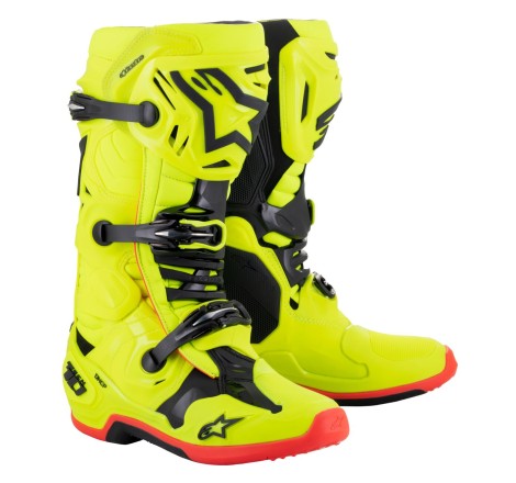 BOOT TECH 10 YLW/BK/RD 9