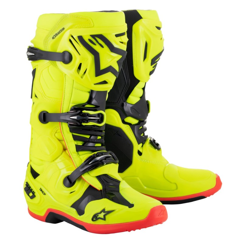 BOOT TECH 10 YLW/BK/RD 11