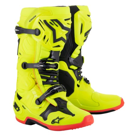 BOOT TECH 10 YLW/BK/RD 13