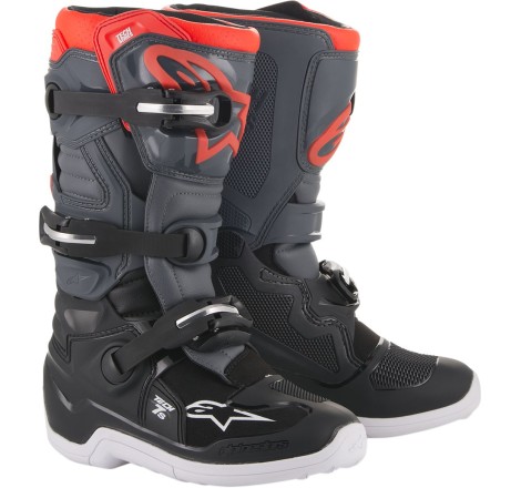 BOOT TECH7S DGY/LGY FL/RD 4