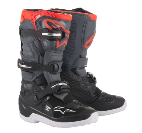 BOOT TECH7S DGY/LGY FL/RD 3