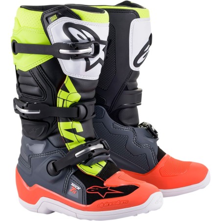 BOOT TECH7S GY/RD/YL 4