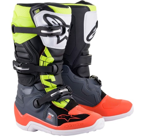 BOOT TECH7S GY/RD/YL 5
