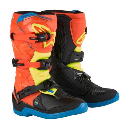 BOOT TECH3S YTH OR/BL/Y 7