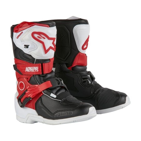 BOOT T3S KIDS WT/BK/R 10