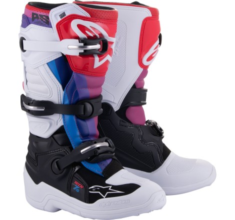 BOOT TECH7S W/B/RAINBOW 3