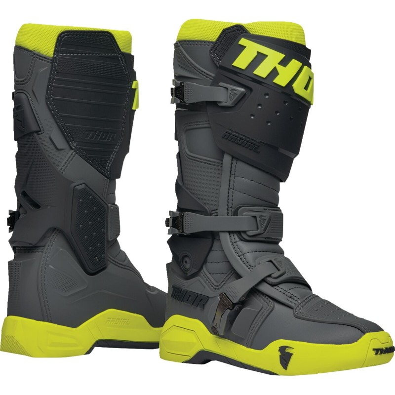 BOOT RADIAL GY/FLO YL 12