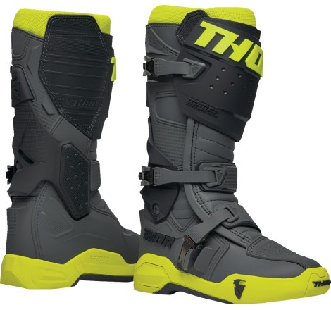 BOOT RADIAL GY/FLO YL 15