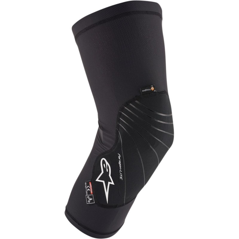 GUARD KNEE PGON LT BK SM