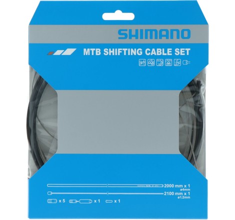 INOX SHIFT CABLE KIT/2100MM