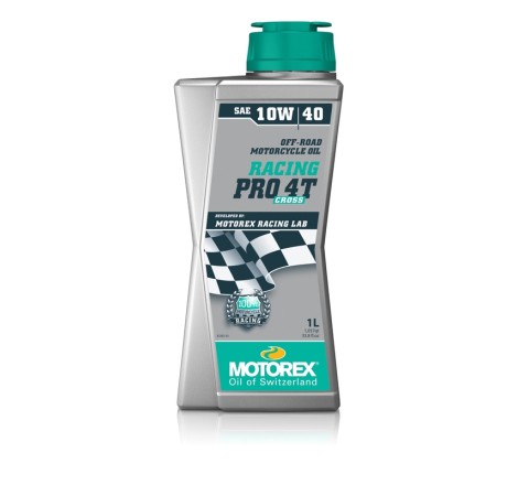 Huile moteur MOTOREX Racing Pro Cross 4T - 10W40 1L