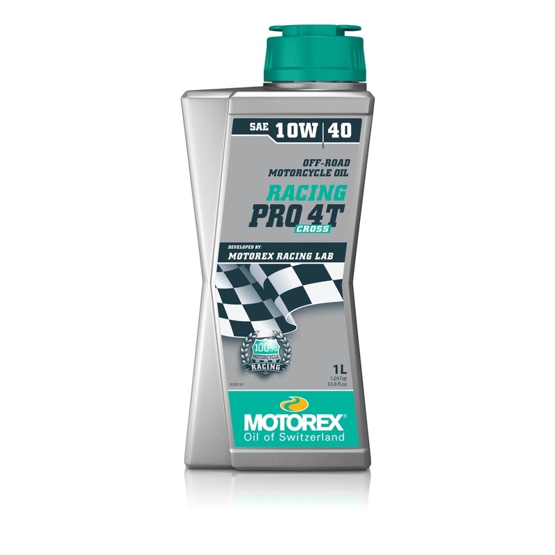Huile moteur MOTOREX Racing Pro Cross 4T - 10W40 1L