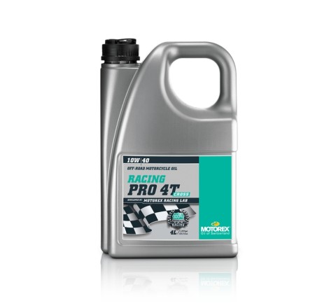 Huile moteur MOTOREX Racing Pro Cross 4T - 10W40 4L