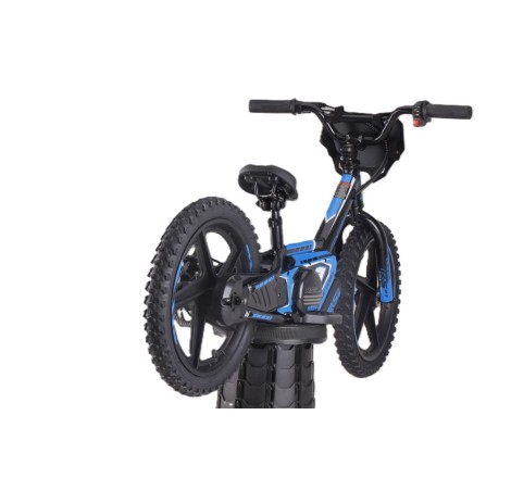 Draisienne électrique RS Factory FXB01-16PLUS draisienne enfant kid kids moto électrique sedna 16 pouces noir/bleu pas cher
