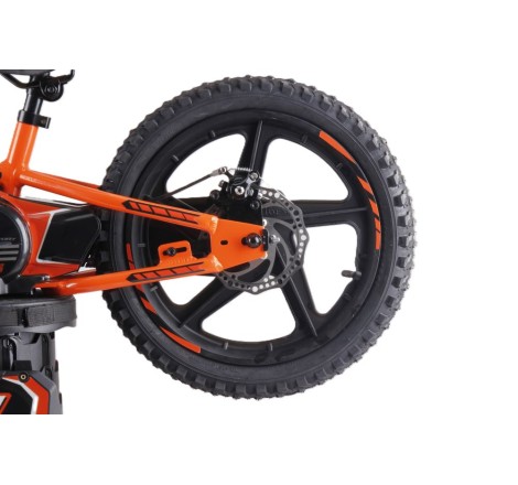 Draisienne électrique RS Factory FXB01-16PLUS draisienne enfant kid kids moto électrique sedna 16 pouces noir/orange pas cher