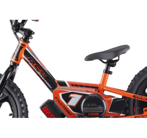 Draisienne électrique RS Factory FXB01-16PLUS draisienne enfant kid kids moto électrique sedna 16 pouces noir/orange pas cher