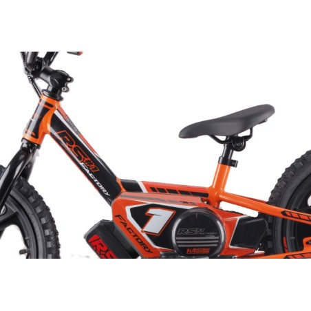 Draisienne électrique RS Factory FXB01-16PLUS draisienne enfant kid kids moto électrique sedna 16 pouces noir/orange pas cher