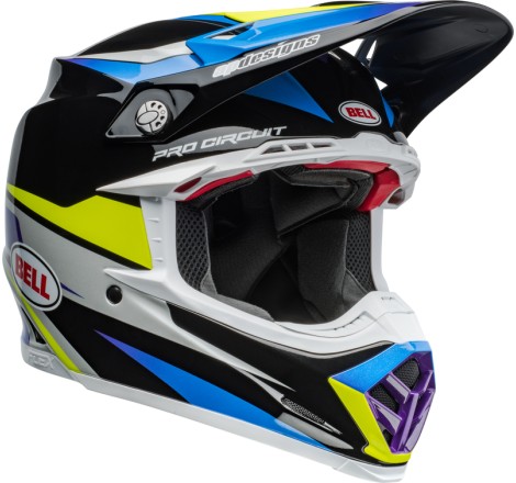 Casque BELL Moto-9S Flex - Pro Circuit 24 Gloss Black/Blue