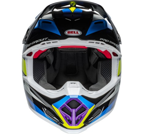 Casque BELL Moto-9S Flex - Pro Circuit 24 Gloss Black/Blue