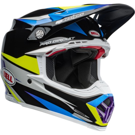 Casque BELL Moto-9S Flex - Pro Circuit 24 Gloss Black/Blue