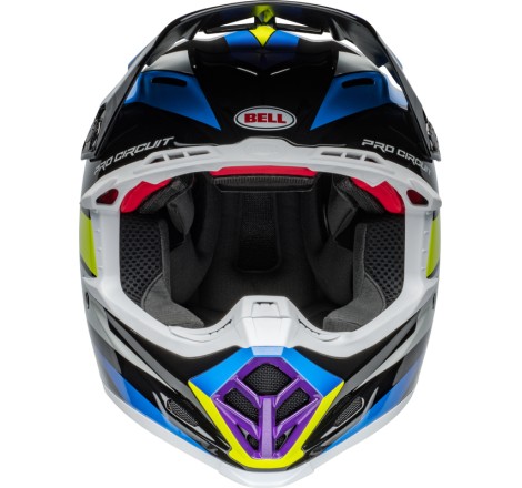 Casque BELL Moto-9S Flex - Pro Circuit 24 Gloss Black/Blue