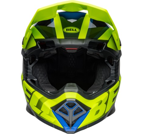 Casque BELL Moto-10 Spherical - Sliced Matte/Gloss Retina/Blue