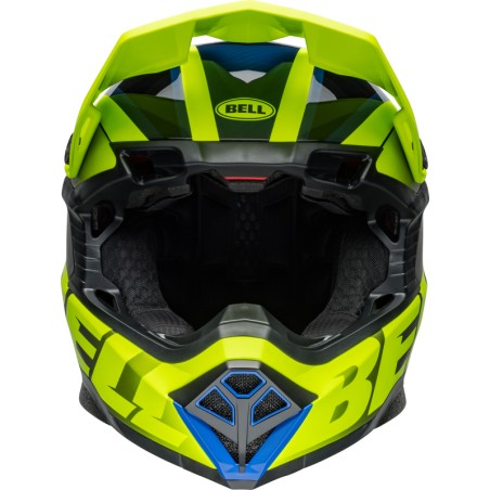 Casque BELL Moto-10 Spherical - Sliced Matte/Gloss Retina/Blue