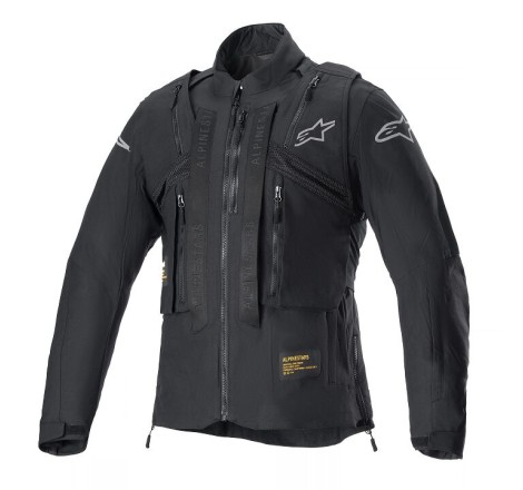 JACKET TECHDURA BLK/SILV 2X