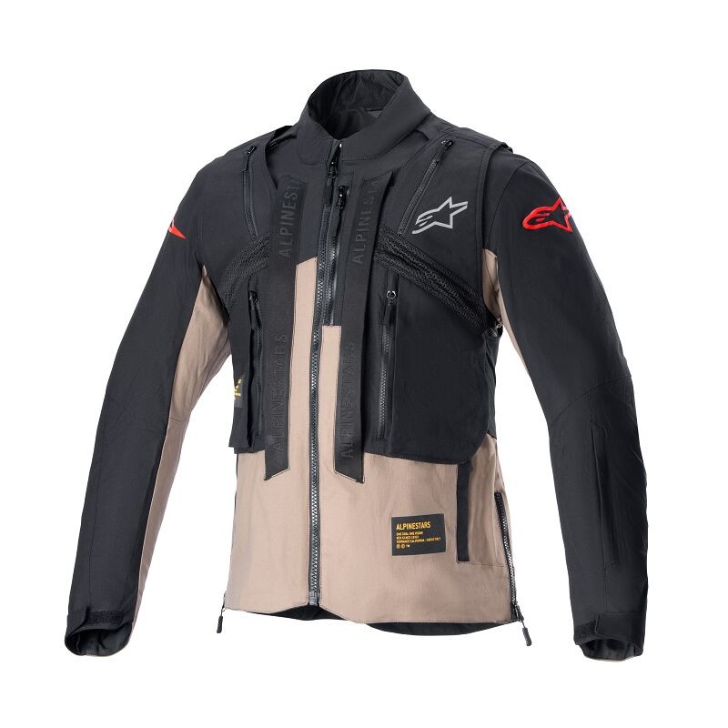JACKET TECHDURA BLK/BR 2X