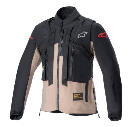 JACKET TECHDURA BLK/BR 3X
