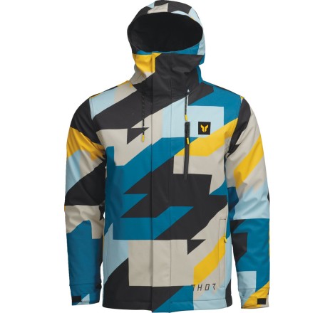 JACKET TOUR BRAVE BL/YL SM