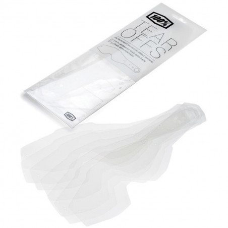 TEAR-OFF 100%  Armega Transparent laminé (deux lot de 7)