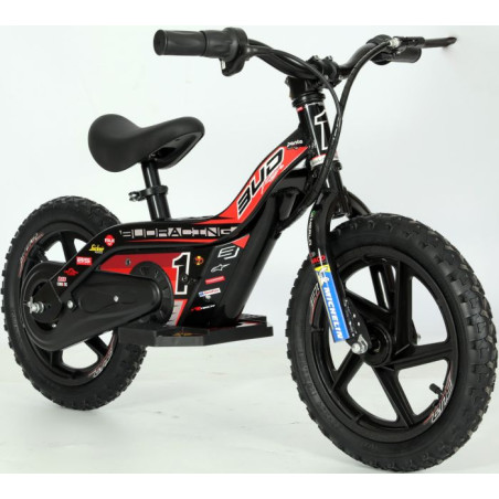 Draisienne Électrique Enfant Bud Racing 25 – 12 Pouces Rouge