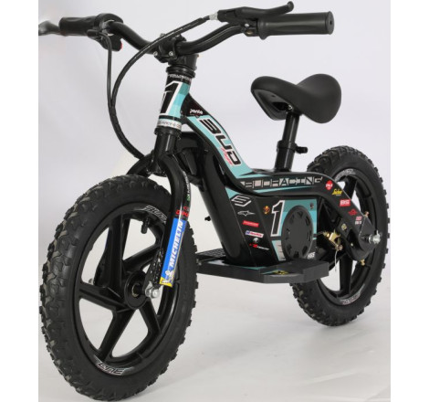 Draisienne Électrique Enfant Bud Racing 25 – 12 Pouces Bleu Aqua