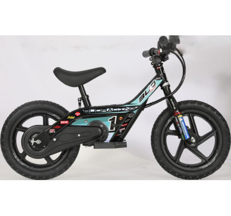 Draisienne Électrique Enfant Bud Racing 25 – 14 Pouces Bleu Aqua