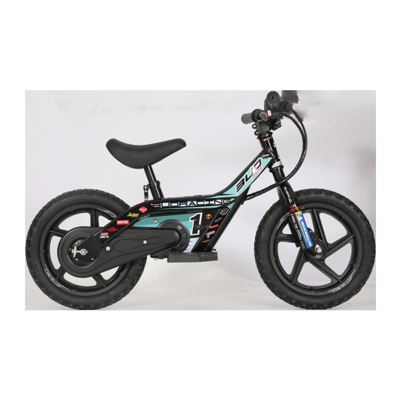 Draisienne Électrique Enfant Bud Racing 25 – 14 Pouces Bleu Aqua