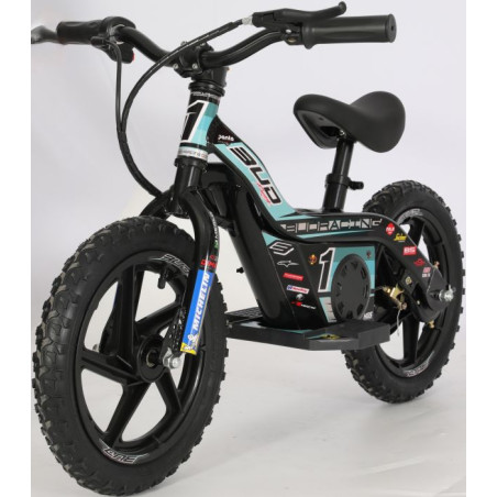 Draisienne Électrique Enfant Bud Racing 25 – 14 Pouces Bleu Aqua
