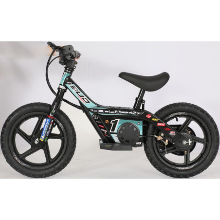 Draisienne Électrique Enfant Bud Racing 25 – 14 Pouces Bleu Aqua