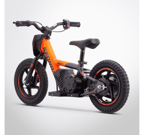 Draisienne électrique sedna mx 12" pouces Orange thomasmxshop.fr enfant