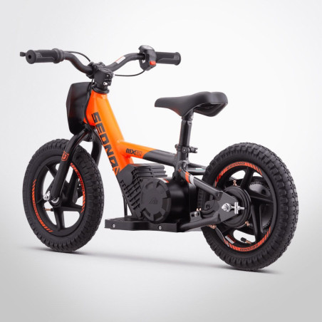 Draisienne électrique sedna mx 12" pouces Orange thomasmxshop.fr enfant