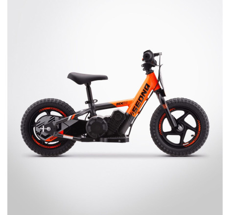 Draisienne électrique sedna mx 12" pouces Orange thomasmxshop.fr enfant